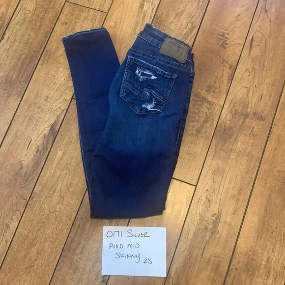 Silver aiko mid skinny jeans - Picture 8 of 8